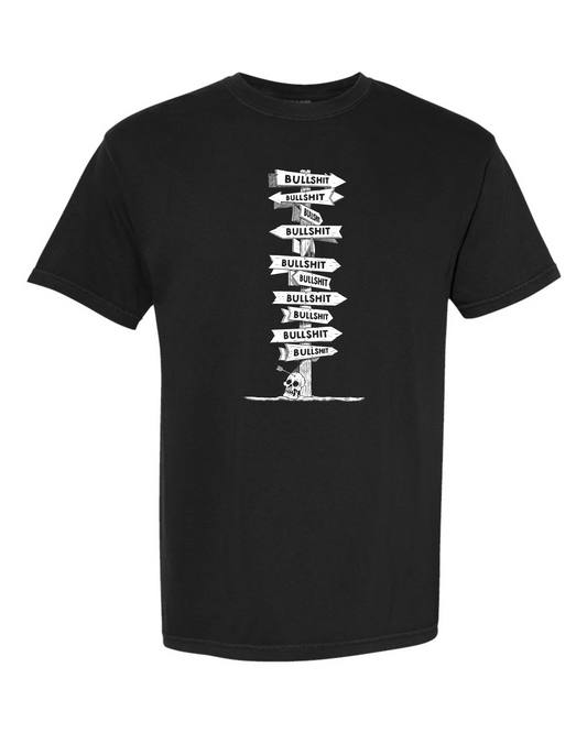 Bullshit T-Shirt - Black/White
