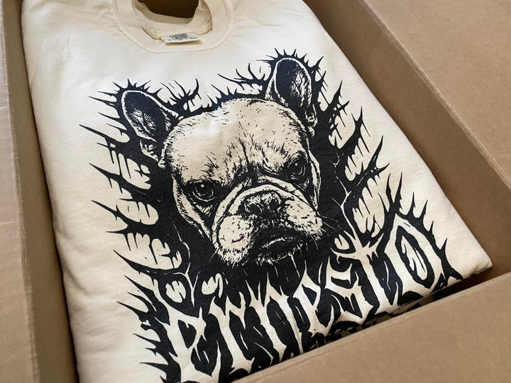 Finished Ernesto t-shirt, screen printed by RVA Threads