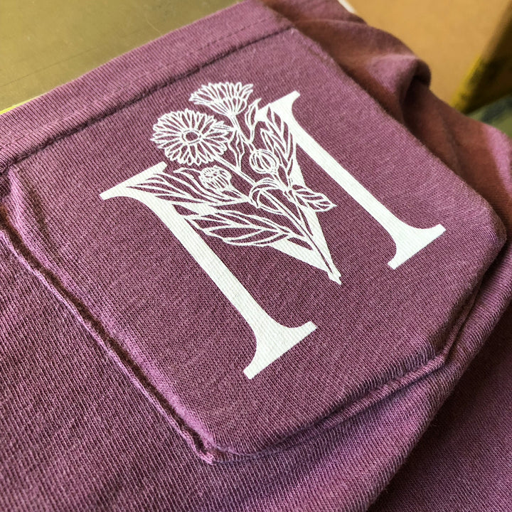 Finished The Mercantile t-shirt, screen printed by RVA Threads