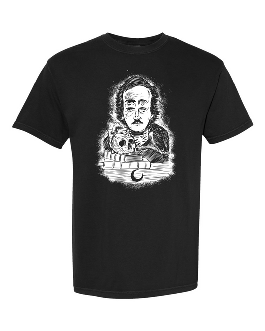 Four Eyed Poe T-Shirt - Black/White