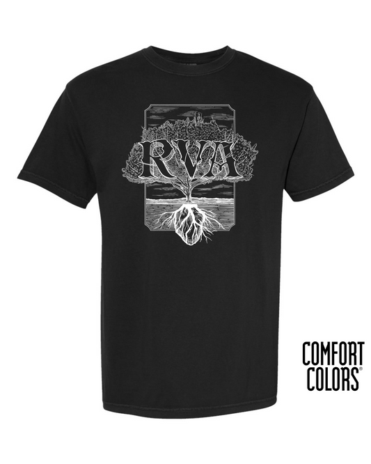 RVA Rooted T-Shirt - Black/White