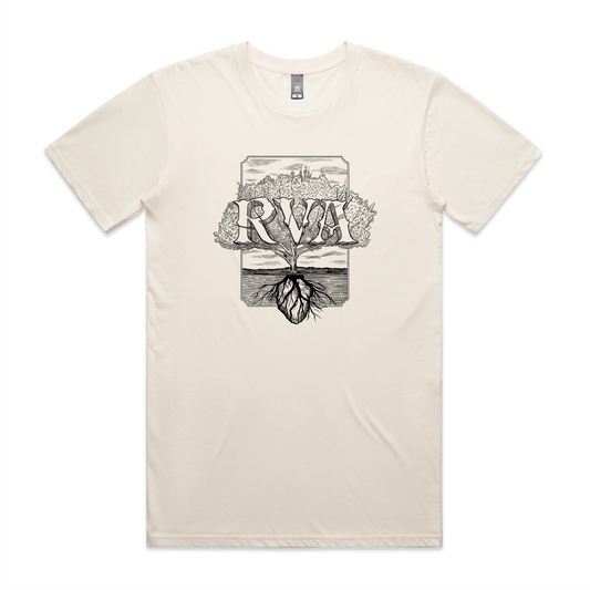 Rooted T-Shirt - Ecru/Black