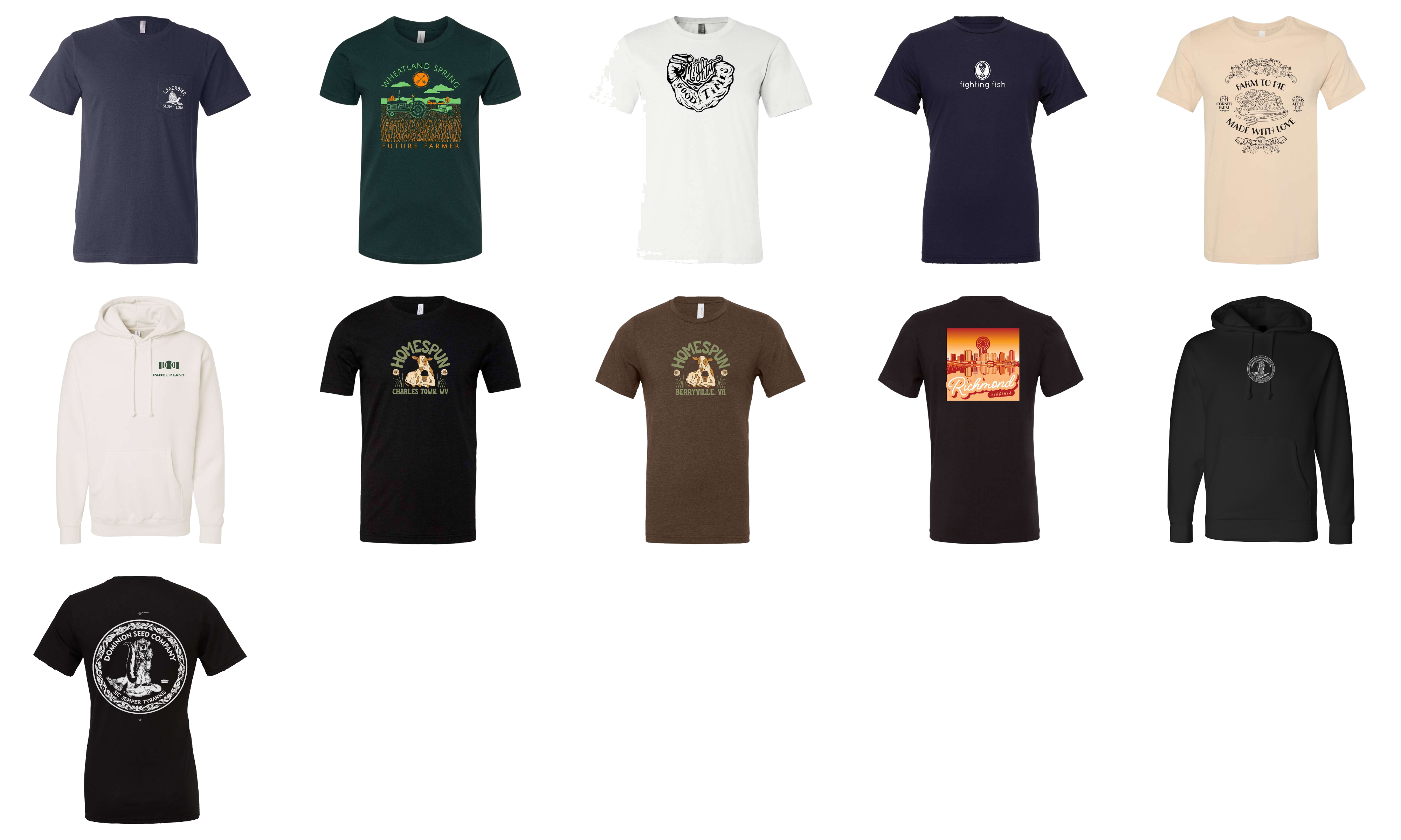 Wheatland Spring t-shirt mockup