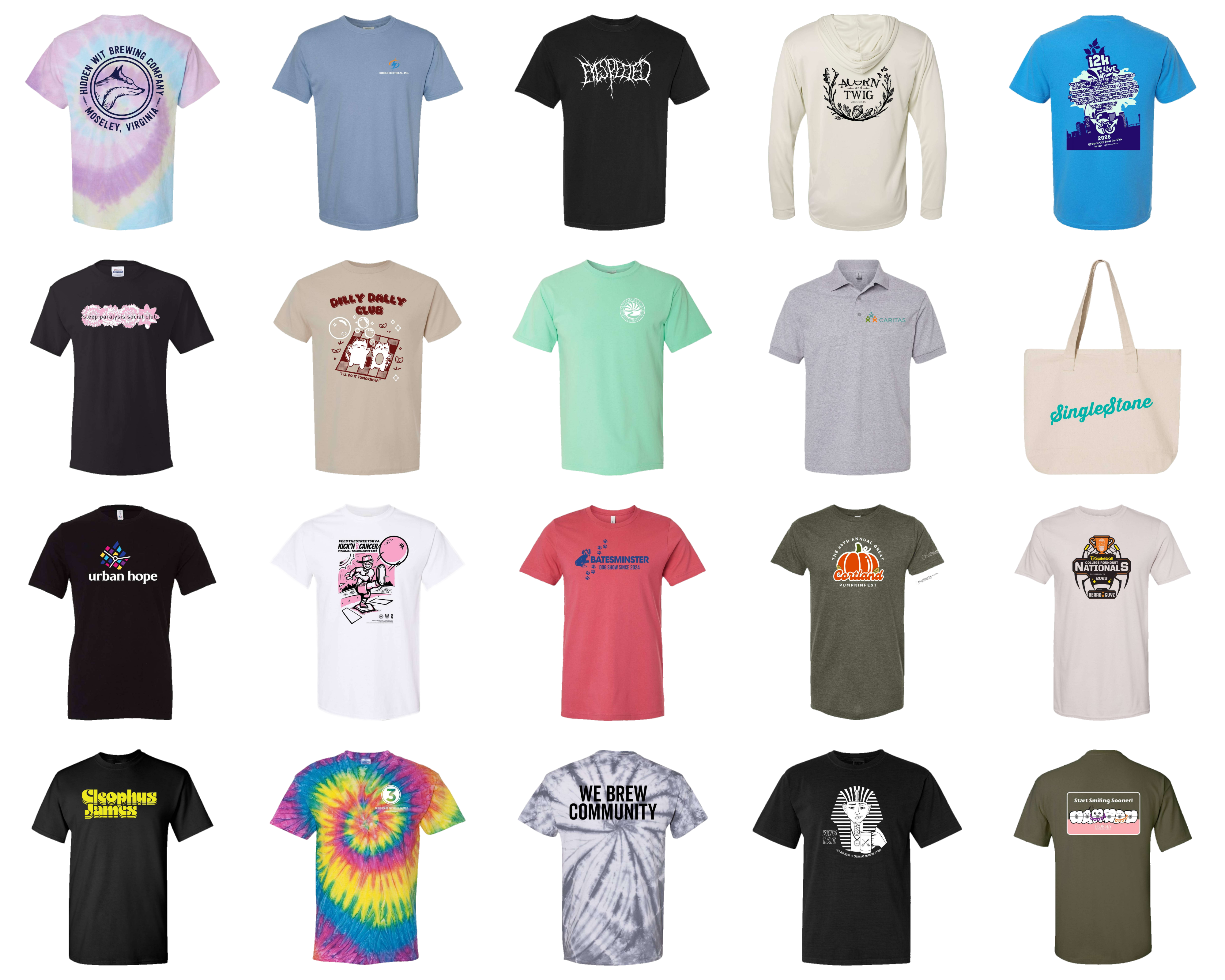 Dilly Dally Club t-shirt mockup