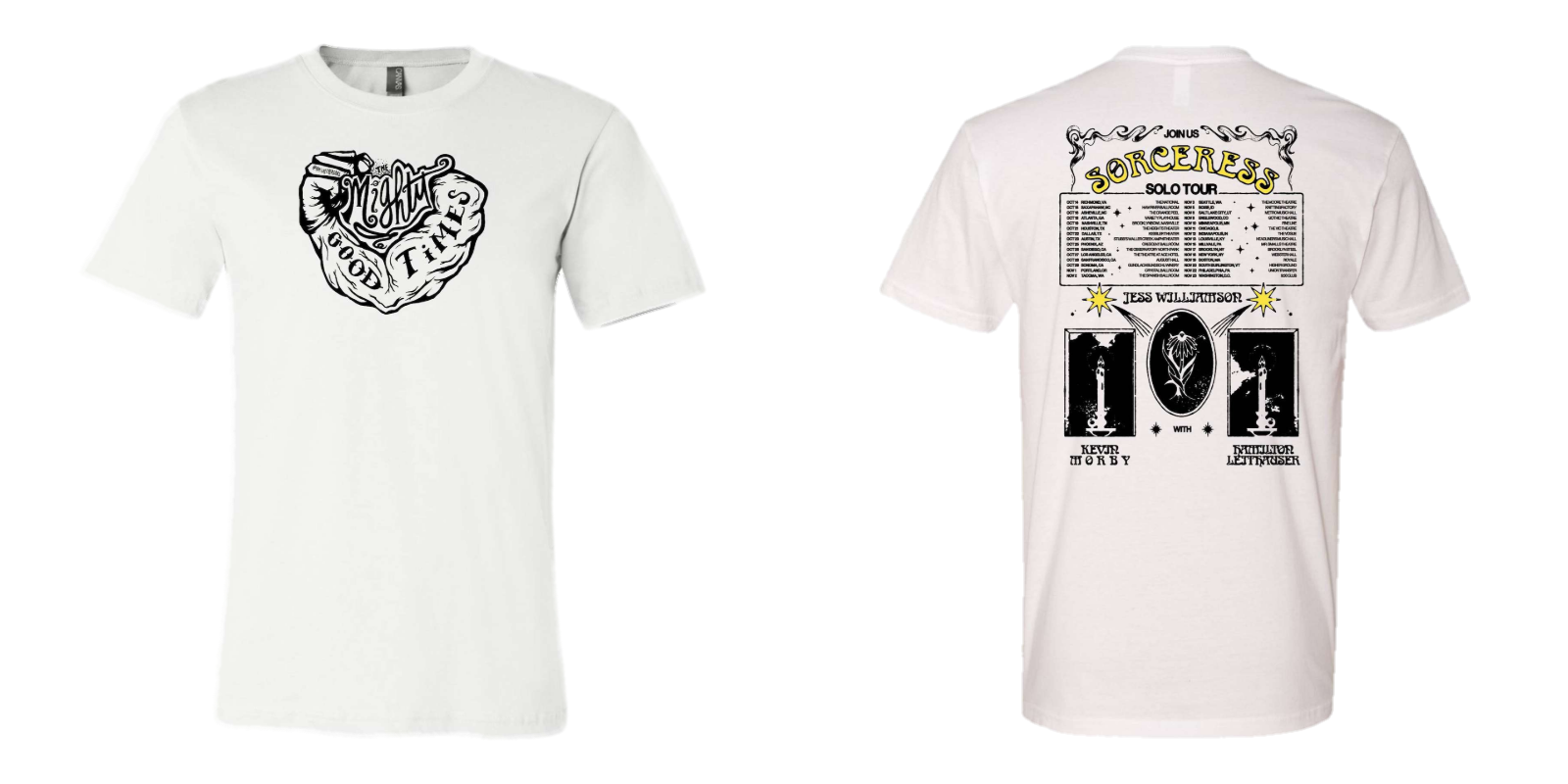 The Mighty Good Times t-shirt mockup