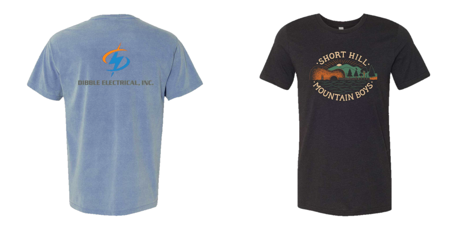 Short Hill Mountain Boys t-shirt mockup