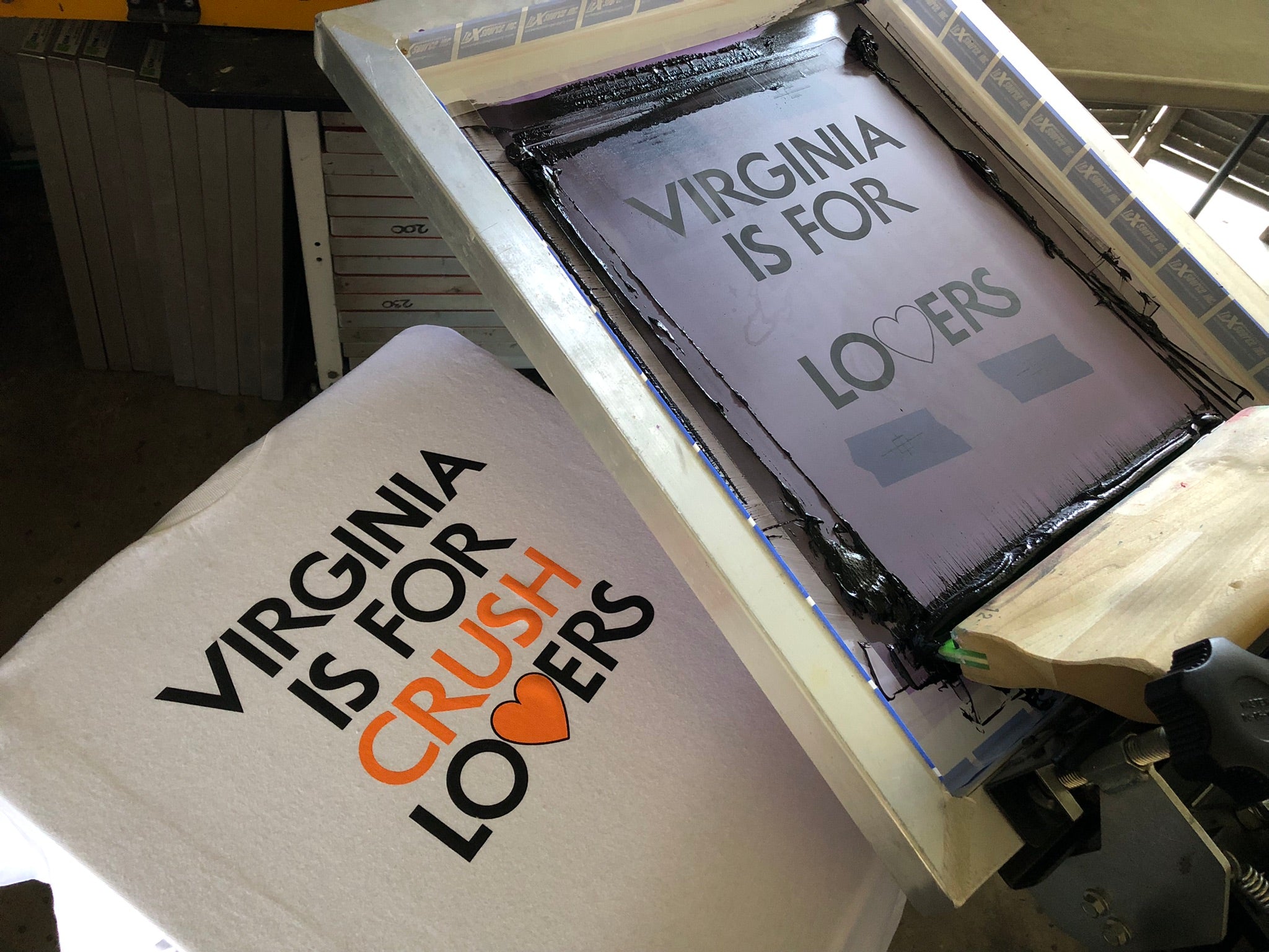 Screen printed shirts for Watermans in Virginia Beach