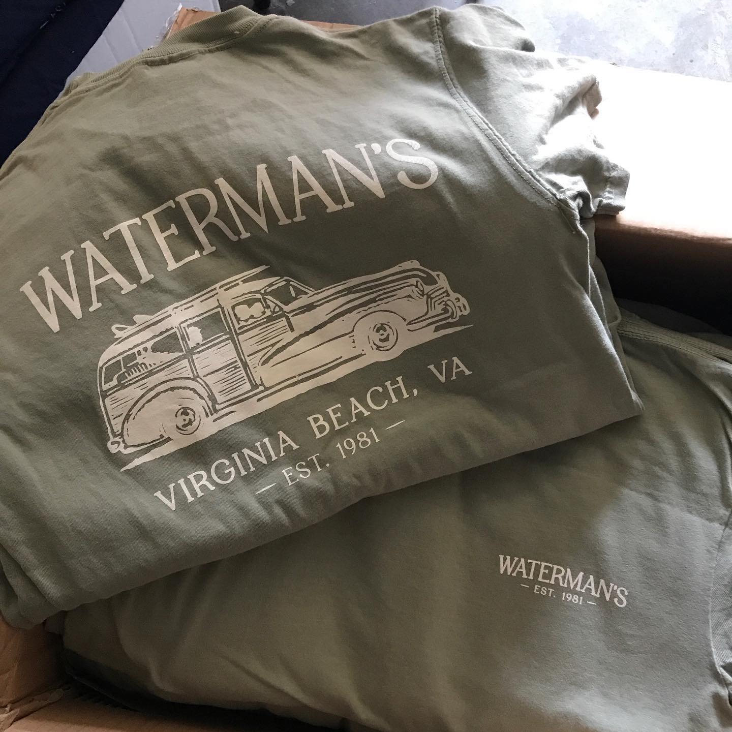 Watermans Virginia Beach t-shirts