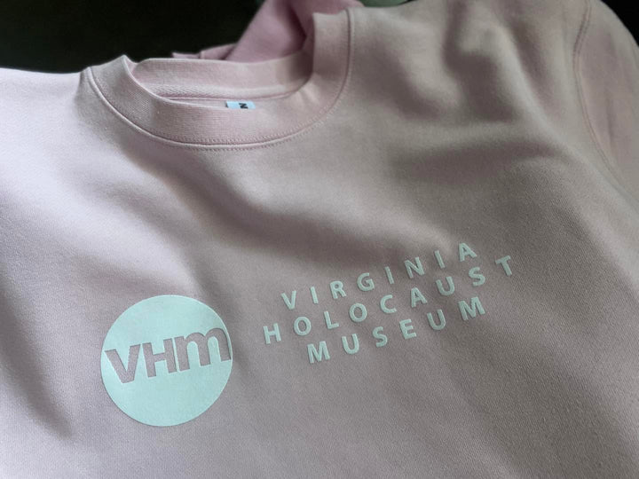 Finished Virginia Holocaust Museum t-shirt, screen printed by RVA Threads