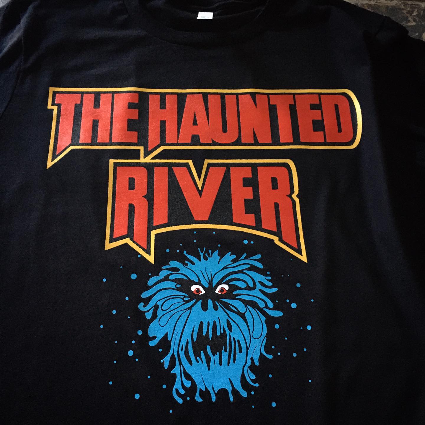 The Haunted River custom screen printed t-shirts