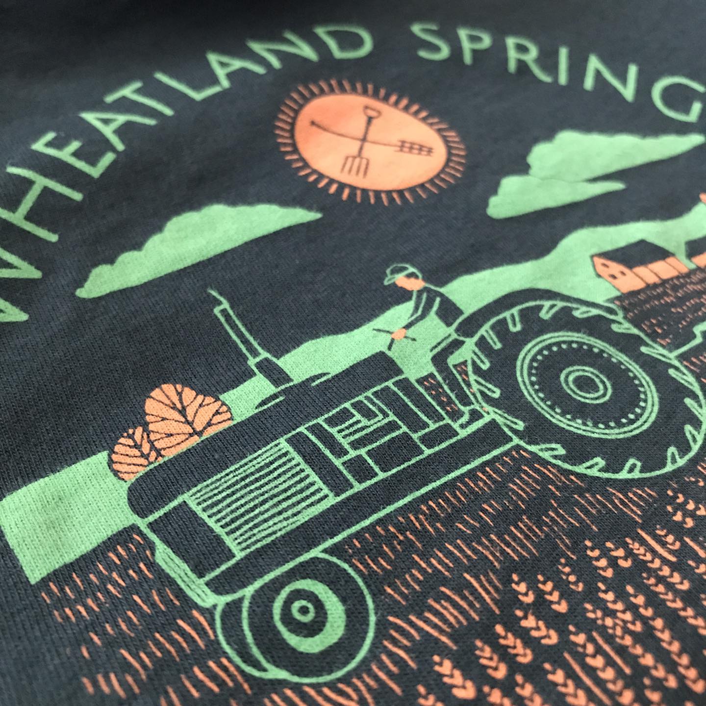 Wheatland Spring screen printed t-shirts